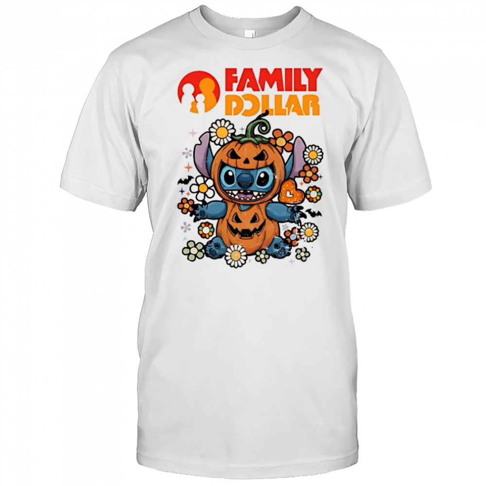 Stitch Halloween with Family Dollar shirt
