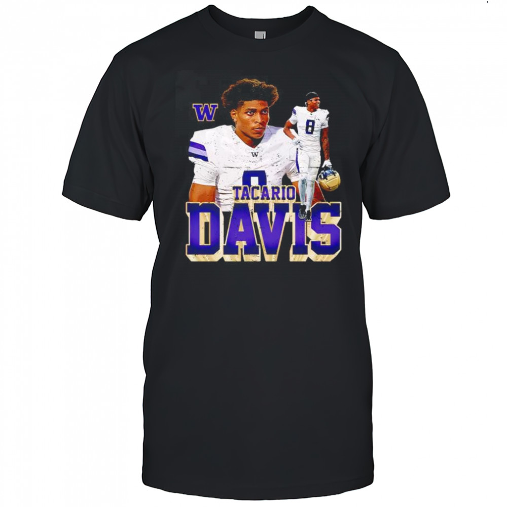 Tacario Davis Washington Huskies graphic shirt