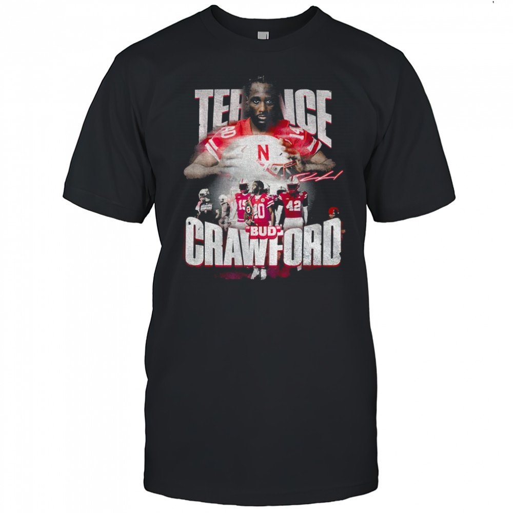 Terence Crawford Bud Nebraska Cornhuskers Football NFL signature vintage shirt