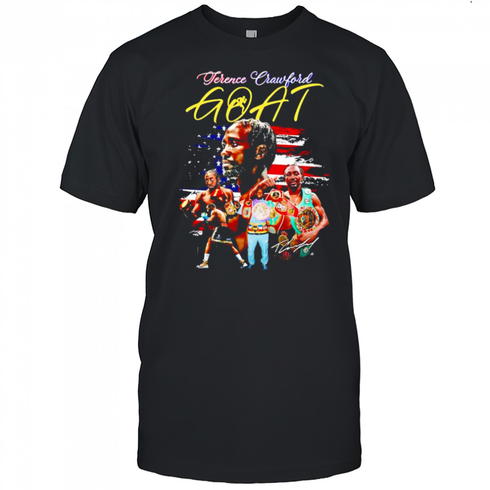 Terence Crawford Goat American flag shirt