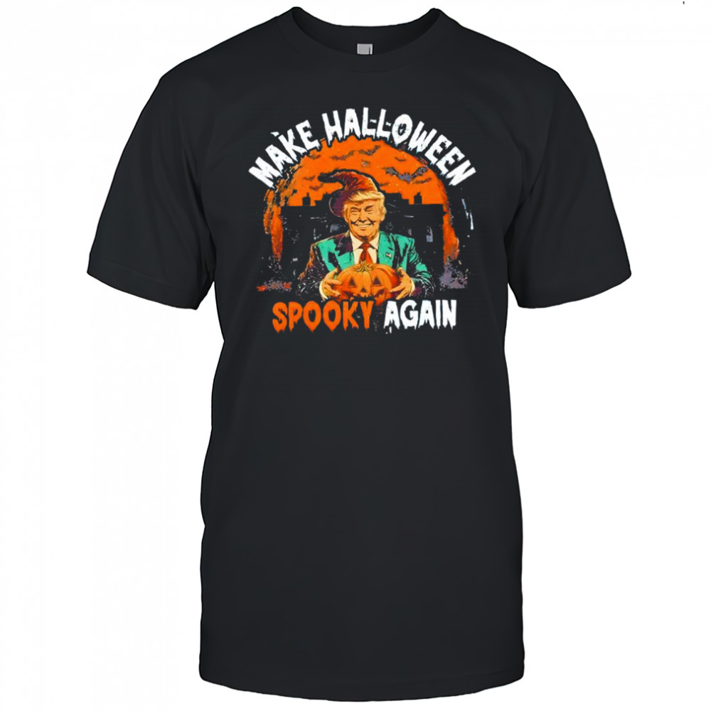 Trump Make Halloween Spooky Again retro shirt