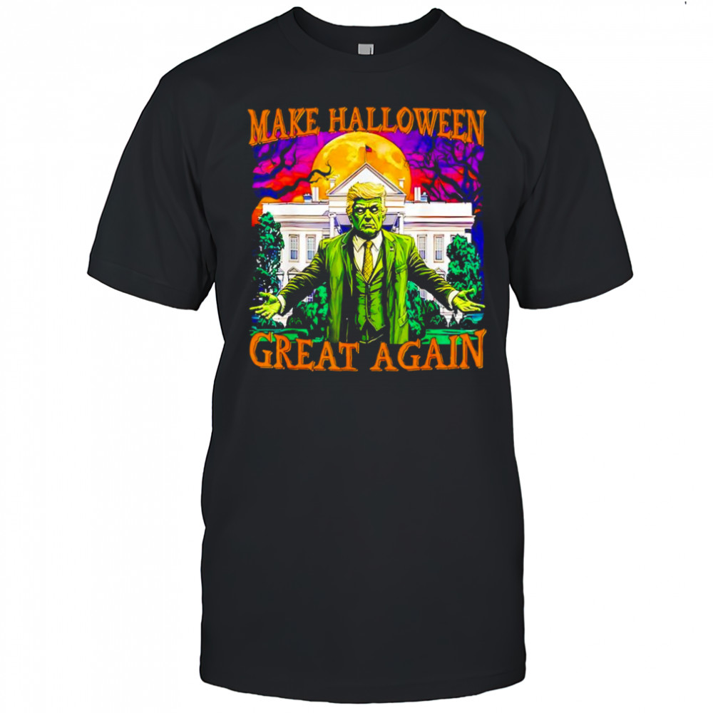 Trump Zombie make Halloween great again shirt