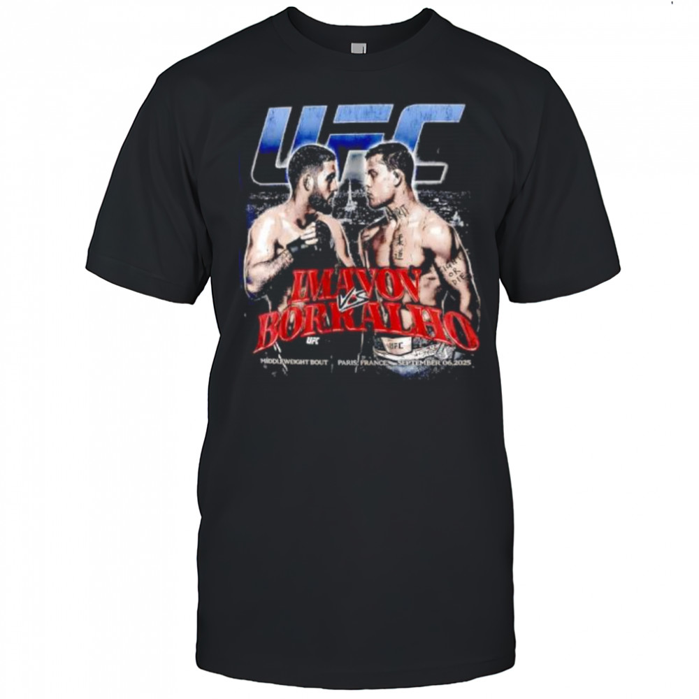 UFC Paris Imavov vs Borralho 2025 shirt