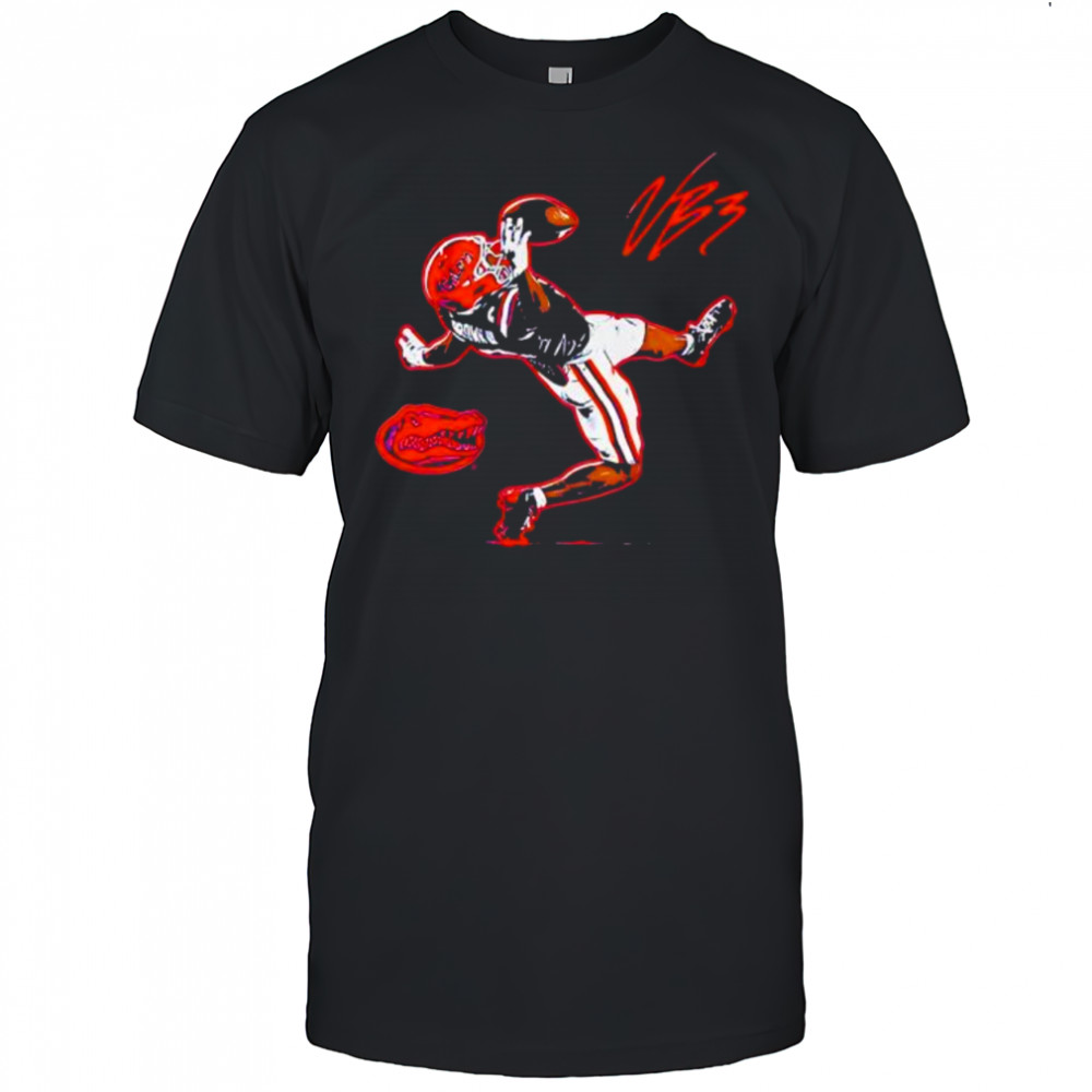 Vernell Brown III One-Handed Catch Florida Football signature shirt