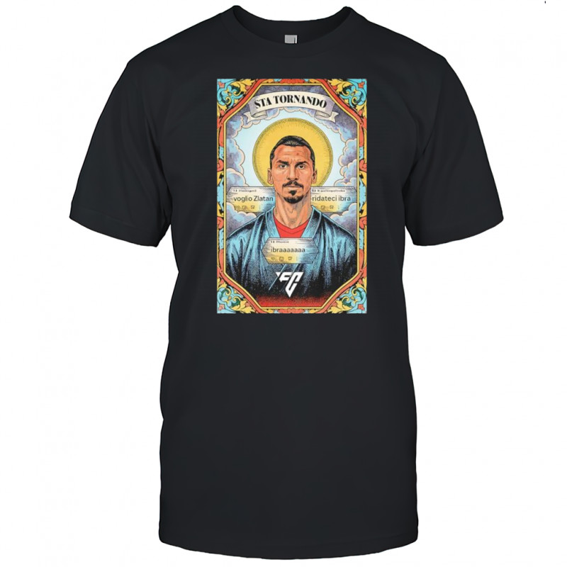 Zlatan Ibrahimović Sta Tornando card shirt