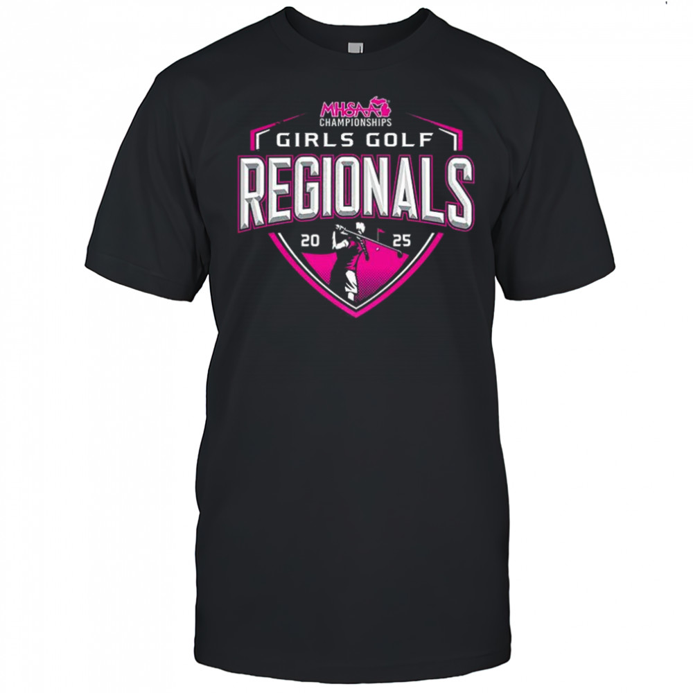 2025 MHSAA Girls Golf Regionals shirt