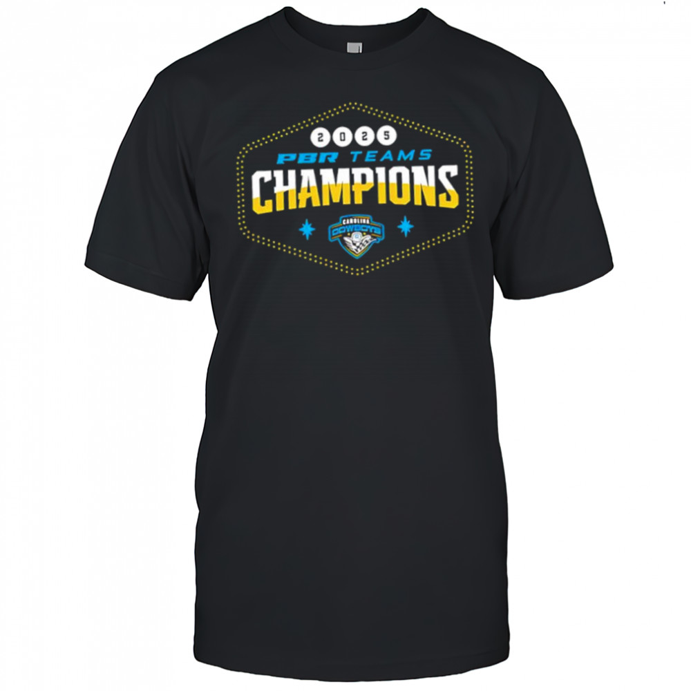 2025 PBR Teams Champions the Carolina Cowboys logo shirt