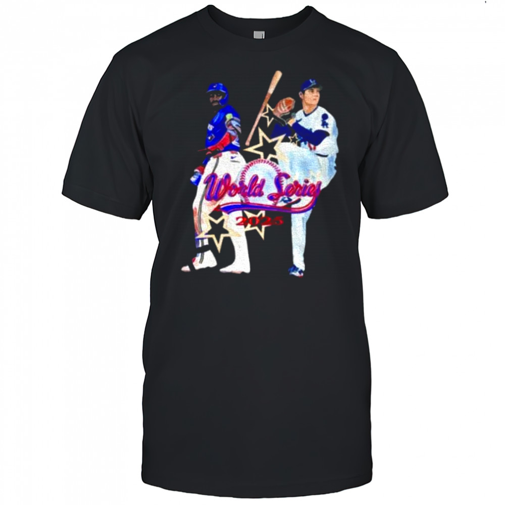2025 World Series Vladdy Guerrero Jr. x Shohei Ohtani shirt