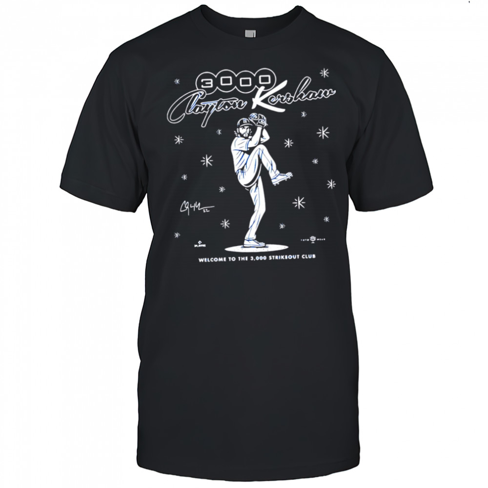 3000K’s Clayton Kershaw shirt