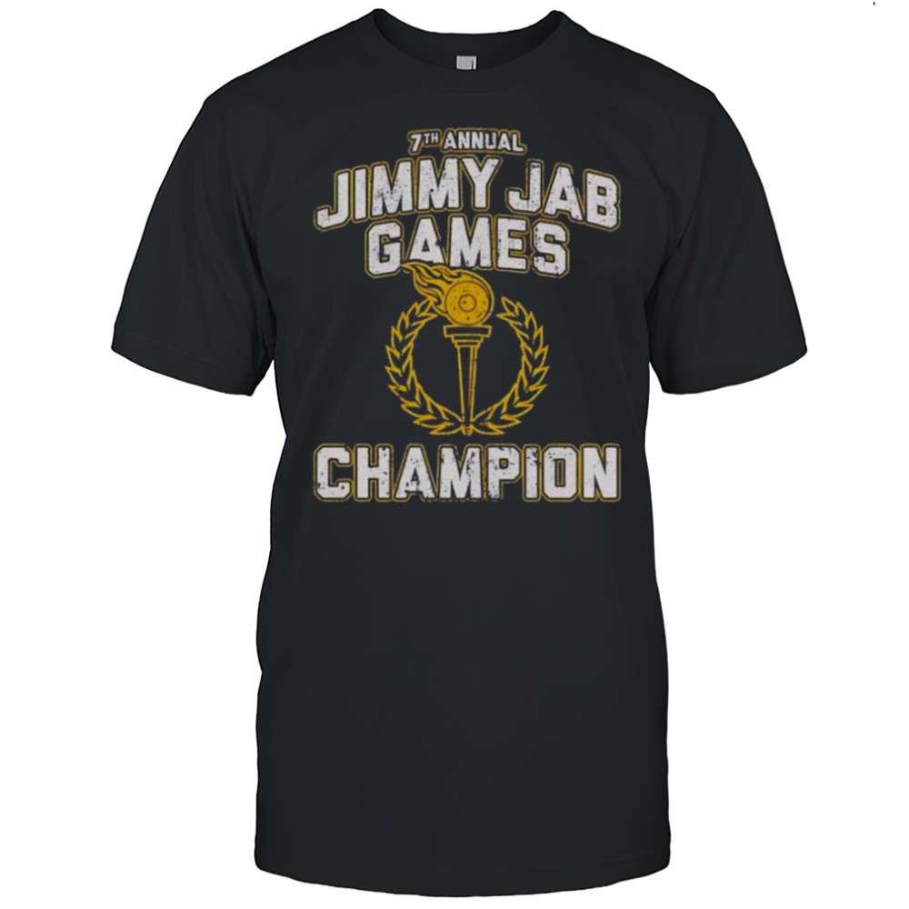 7th Annual Jimmy Jab Games Champion T-Shirt