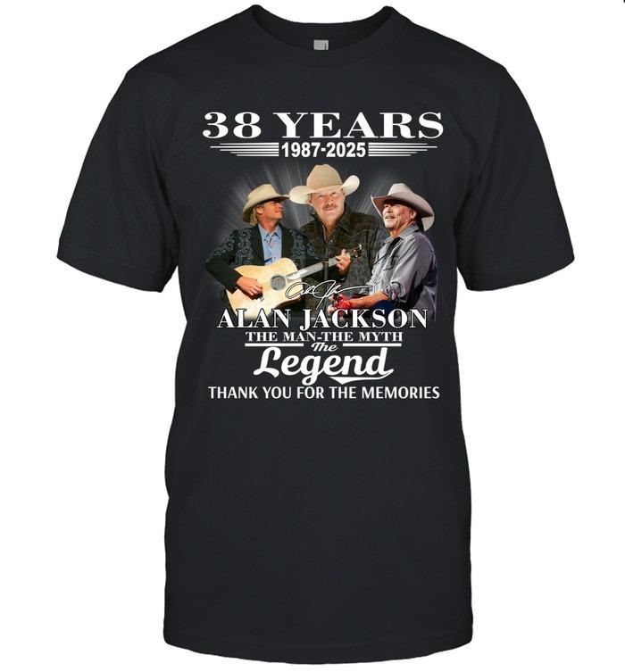 Alan Jackson 38 Years The Man The Myth The Legend T-Shirt