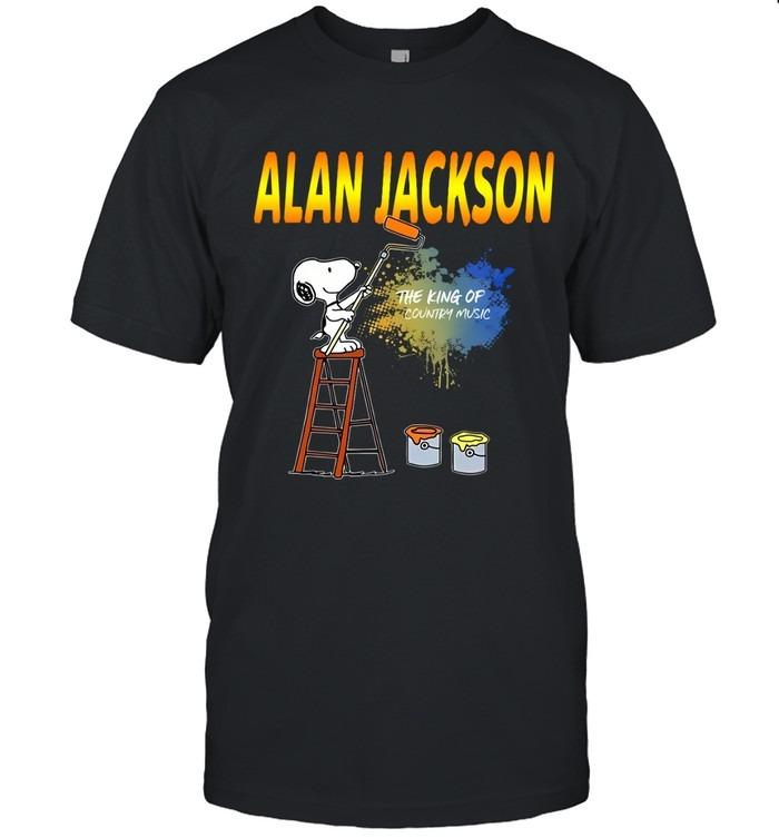Alan Jackson Snoopy The King Of Country Music T-Shirt