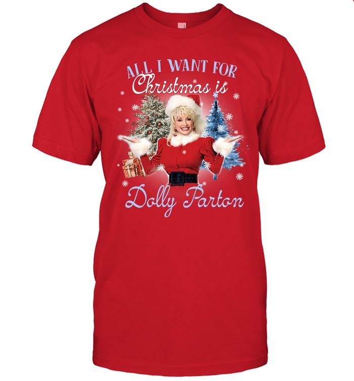 All I Want For Christmas Is Dolly Parton T-Shirt