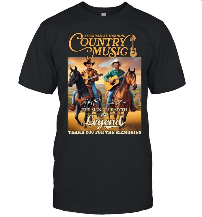 Amarillo By Morning Country Music The Man The Myth The Legend Alan Jackson T-Shirt