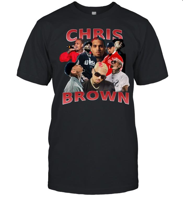 Chris Brown Retro Collage T-Shirt