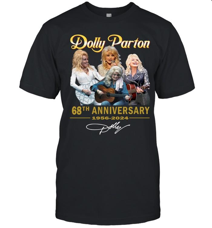 Dolly Parton 68th Anniversary 1956–2024 Thank You For The Memories T-Shirt