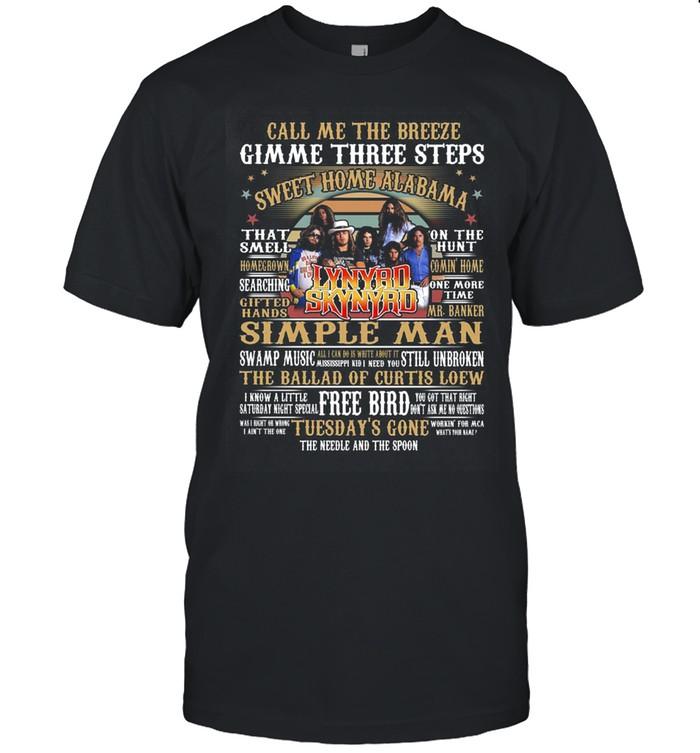 Lynyrd Skynyrd Sweet Home Alabama Songs Collection T-Shirt