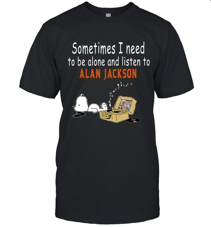 Peace Love Alan Jackson Heart Graphic T-Shirt