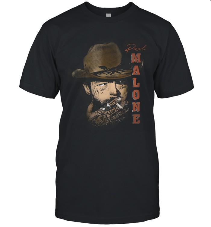 Post Malone Cowboy Western Vintage T-Shirt