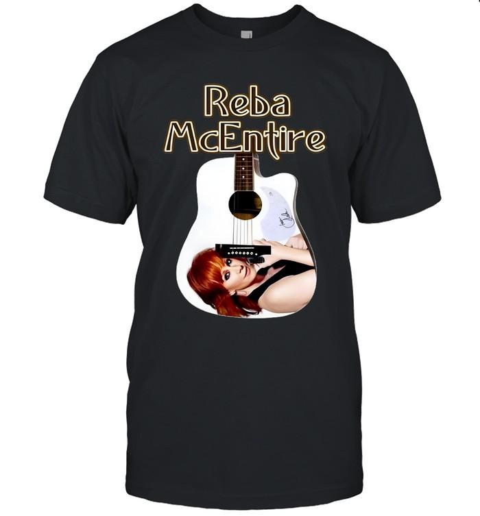 Reba McEntire Guitar Design T-Shirt