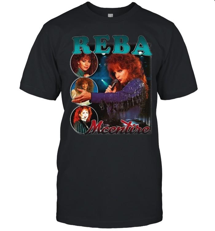 Reba McEntire Retro Concert Collage T-Shirt