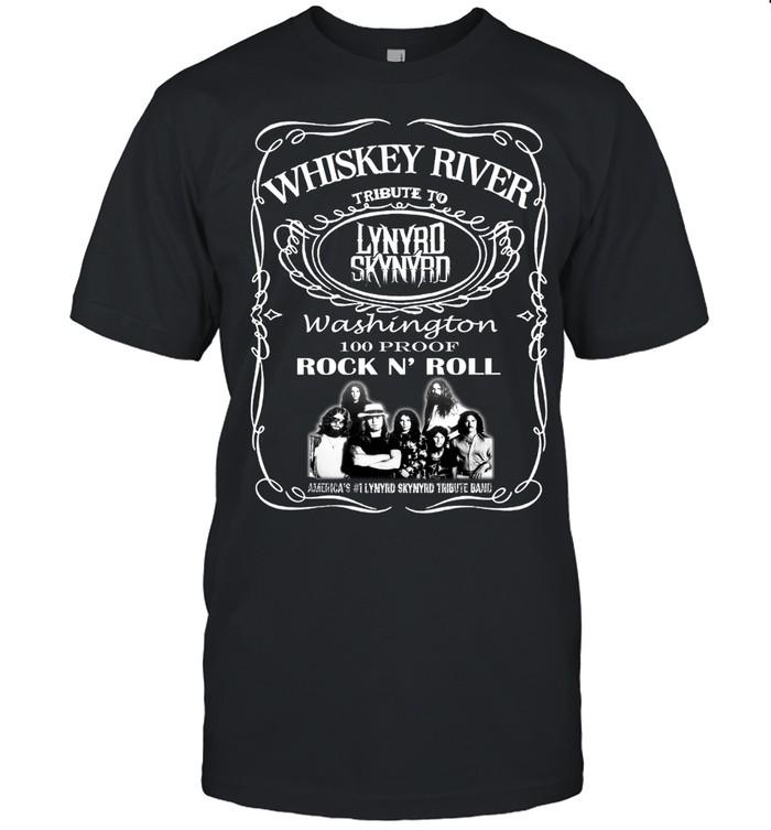 Whiskey River Tribute To Lynyrd Skynyrd Rock N Roll T-Shirt