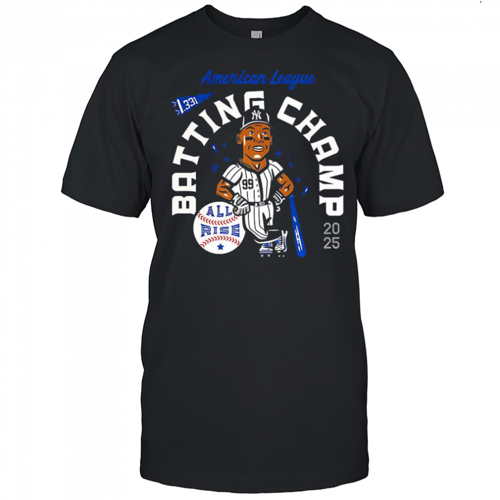 Aaron Judge New York Yankees baseball American League 2025 Batting Champ 331 shirt