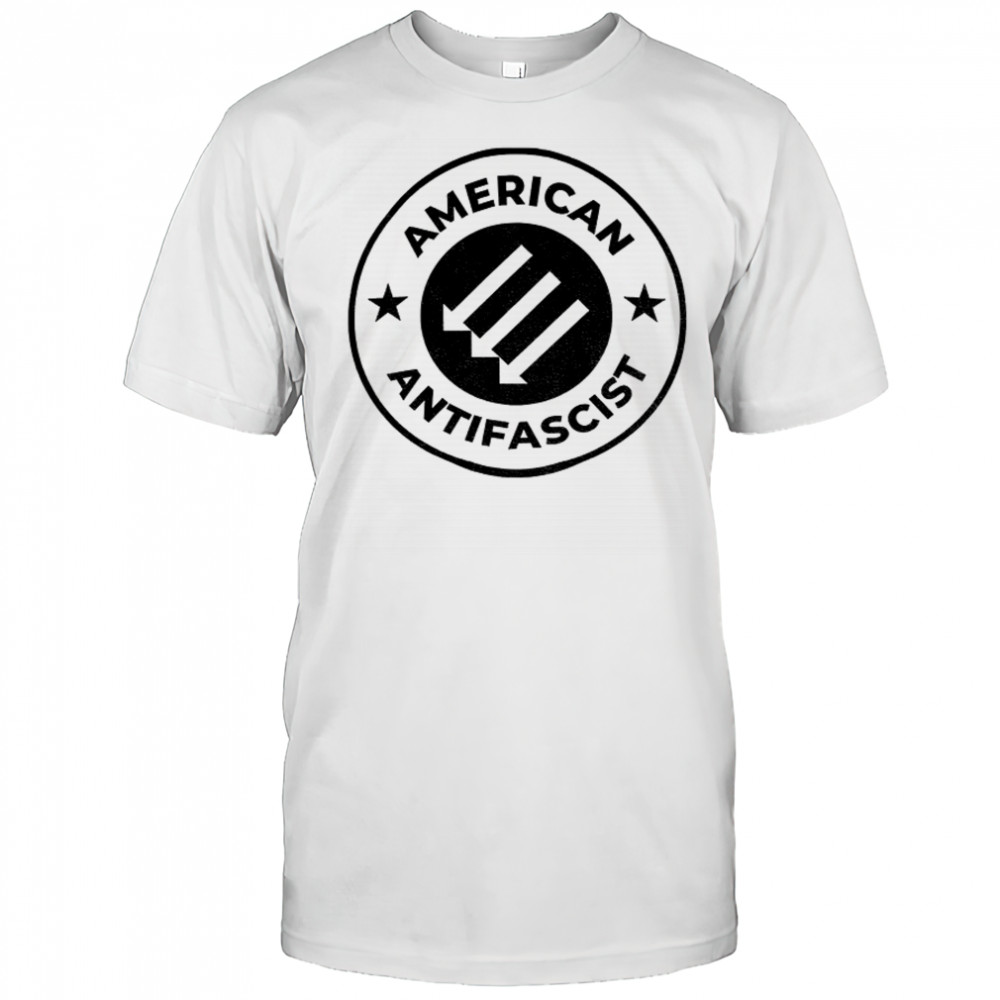 American antifascist three arrows symbol political shirt