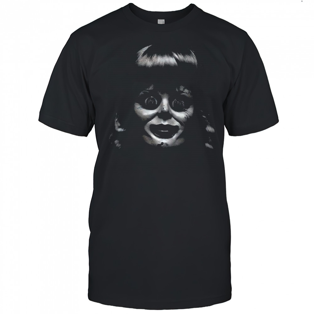 Annabelle The Conjuring face graphic Halloween shirt