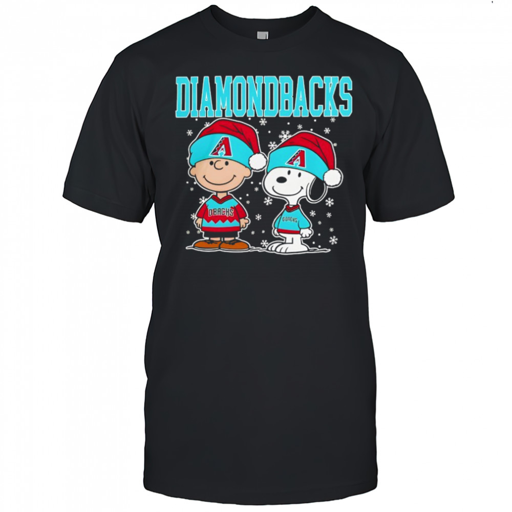 Arizona Diamondbacks Snoopy Charlie Brown Christmas Baseball shirt