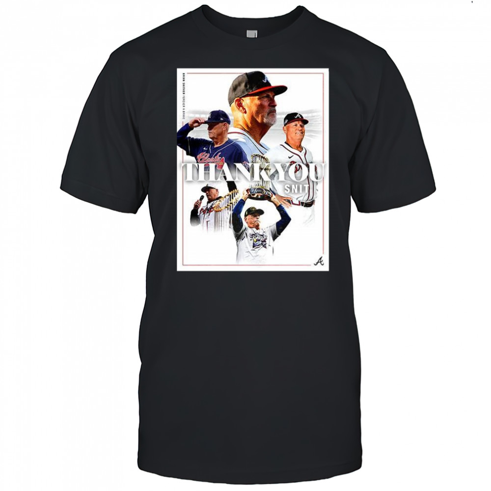 Atlanta Braves thank you Gracias Snit shirt