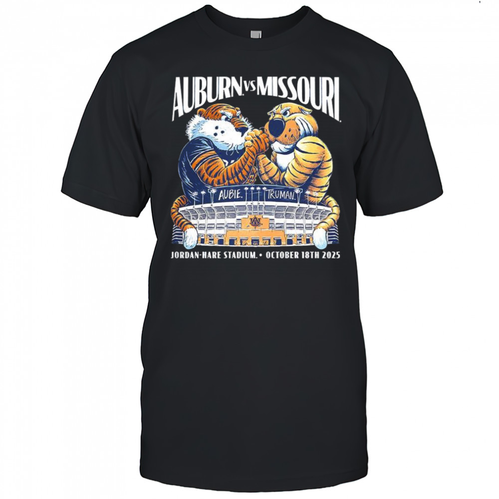 Auburn vs. Missouri 2025 Jordan-Hare Stadium shirt