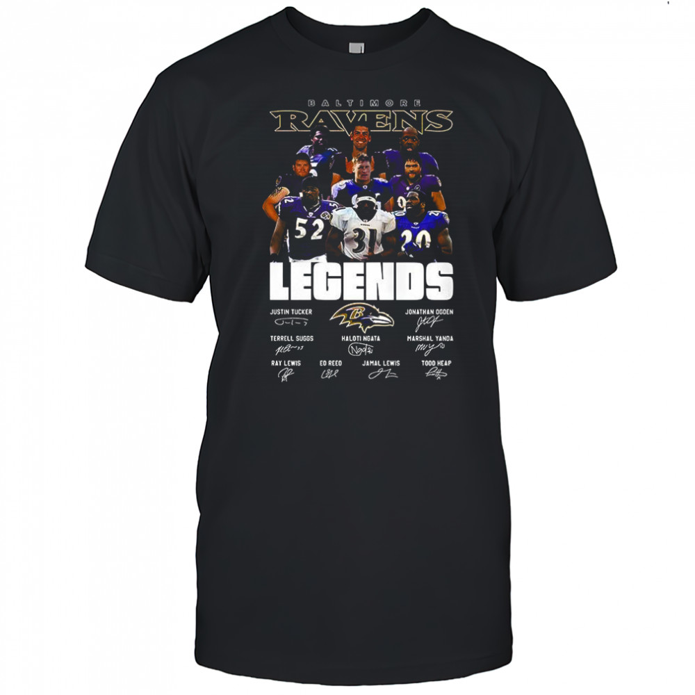 Baltimore Ravens Legends vintage signature shirt