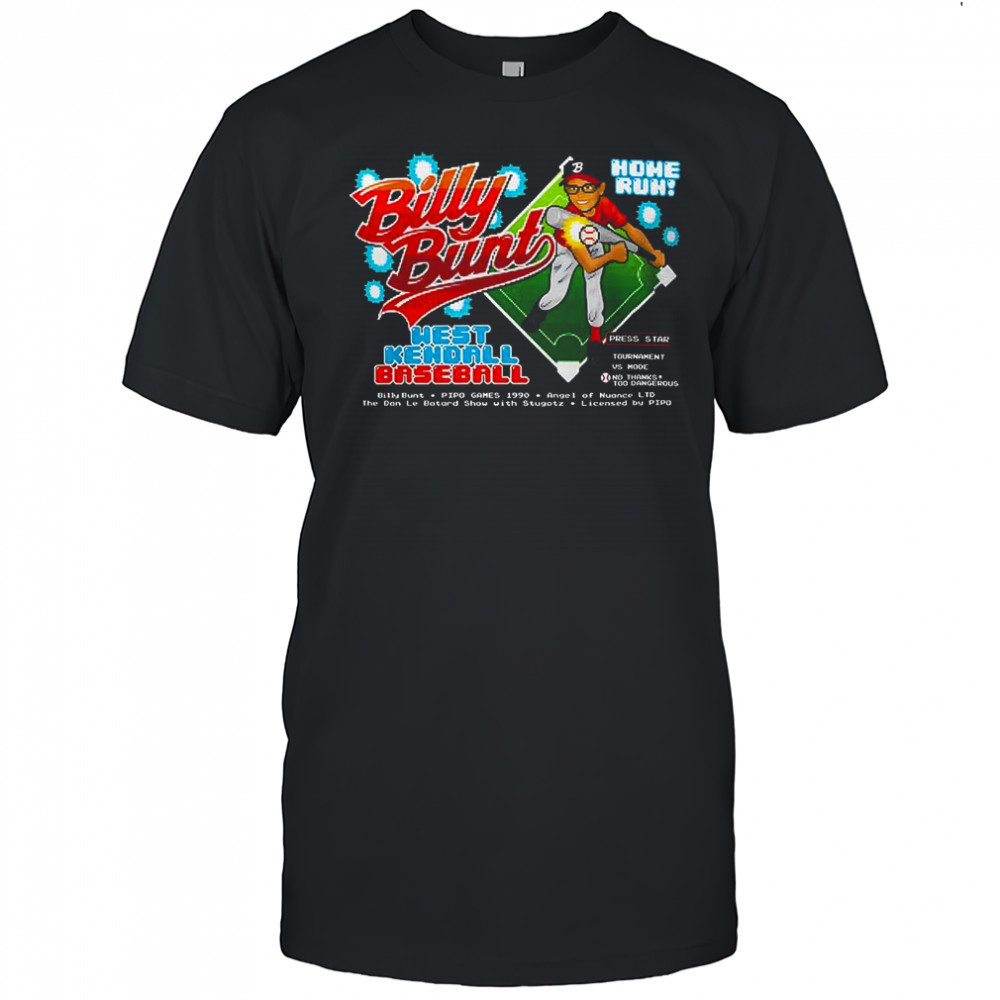 Billy Bunt west Kendall baseball Home Run Video Game shirt