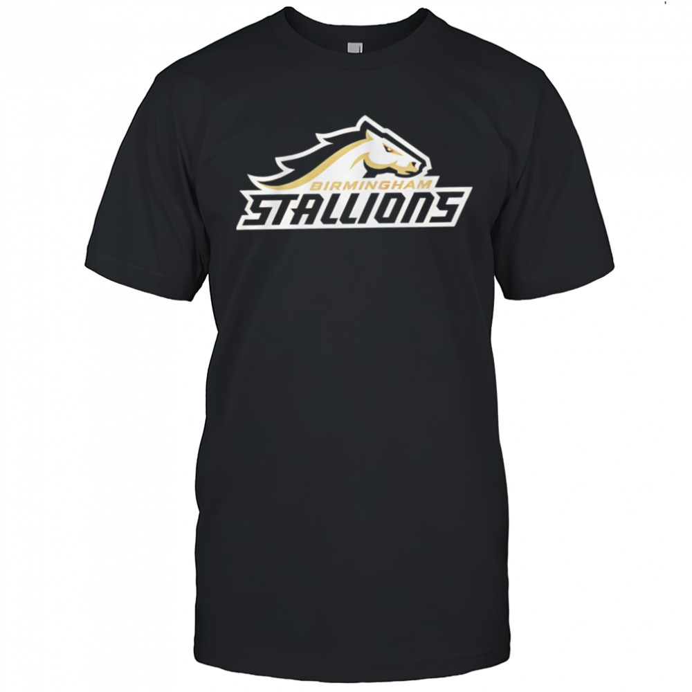 Birmingham Stallions Lockup Logo style shirt