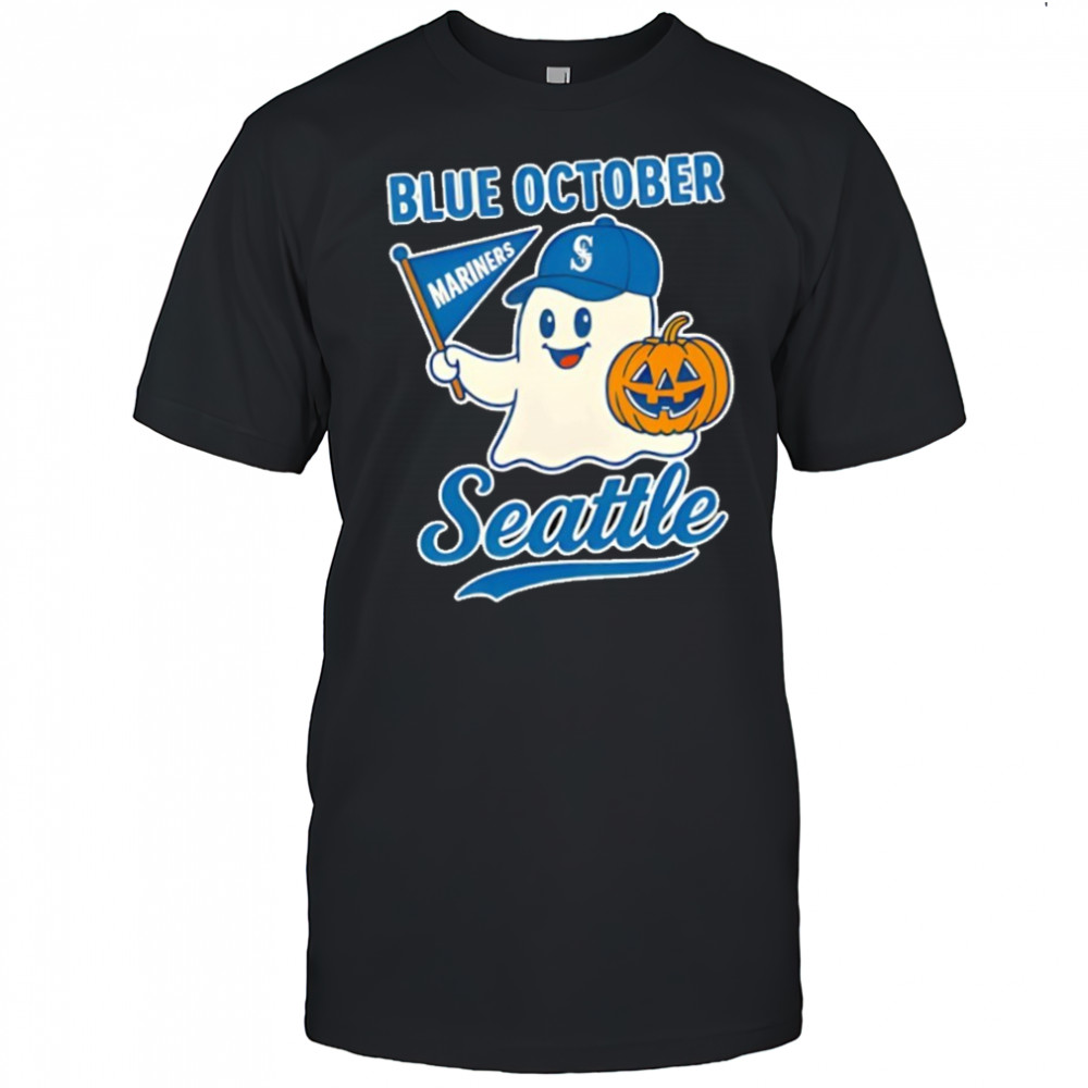 Blue October Seattle Mariners Halloween Ghost shirt