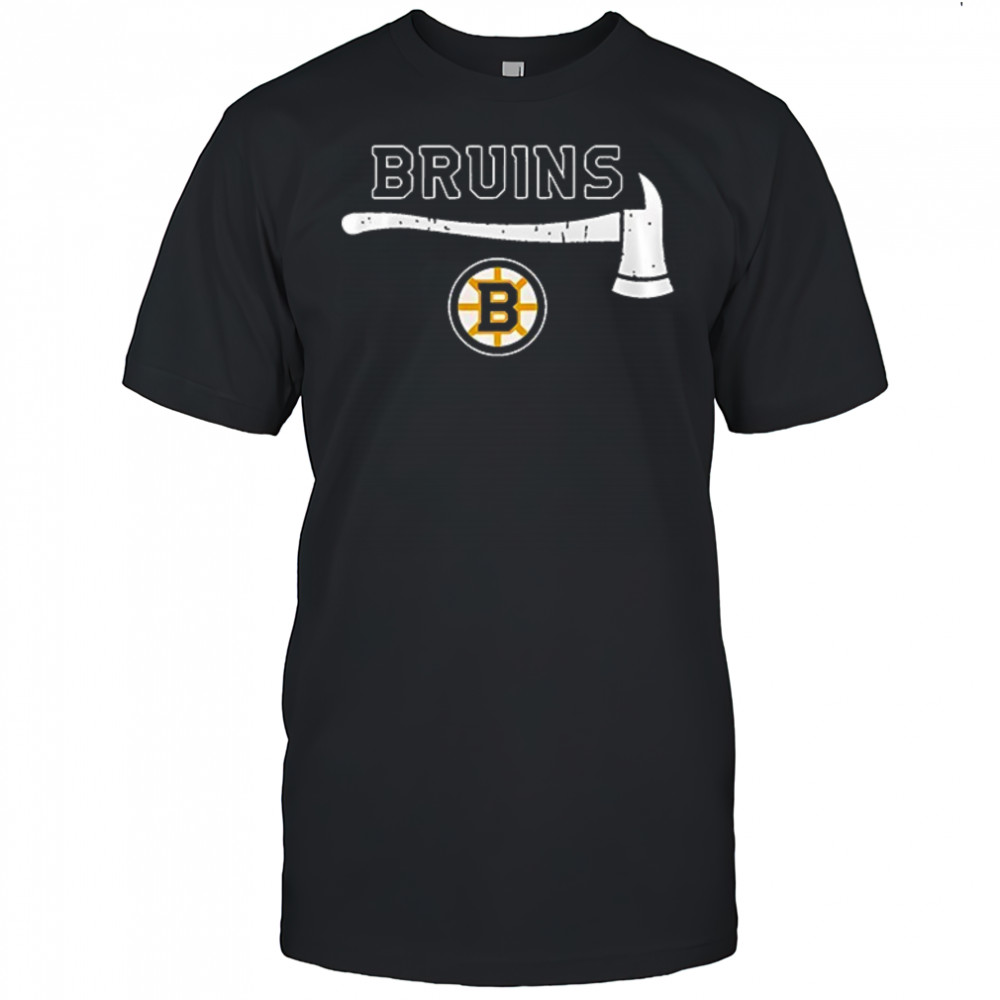 Boston Bruins firefighter application day logo shirt