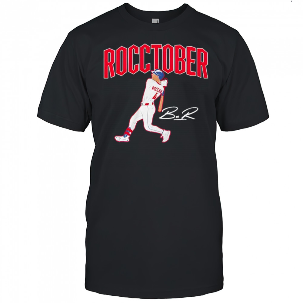 Brayan Rocchio Cleveland Guardians October Baseball MLB Signature Shirt