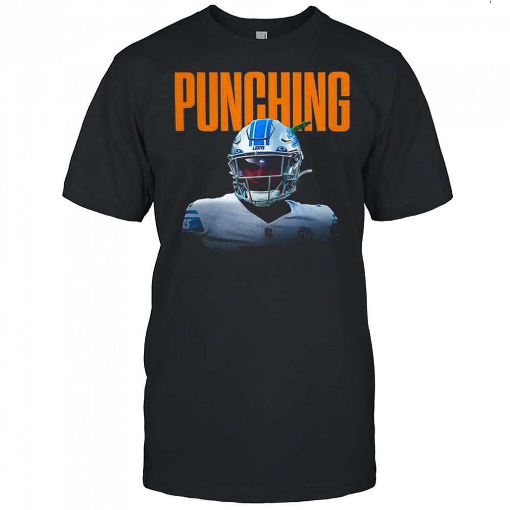 Brian Branch Punching shirt