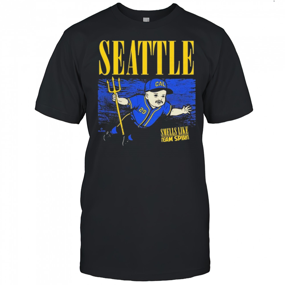 Cal Raleigh Seattle Mariners Smells Like Team Spirit T-Shirt