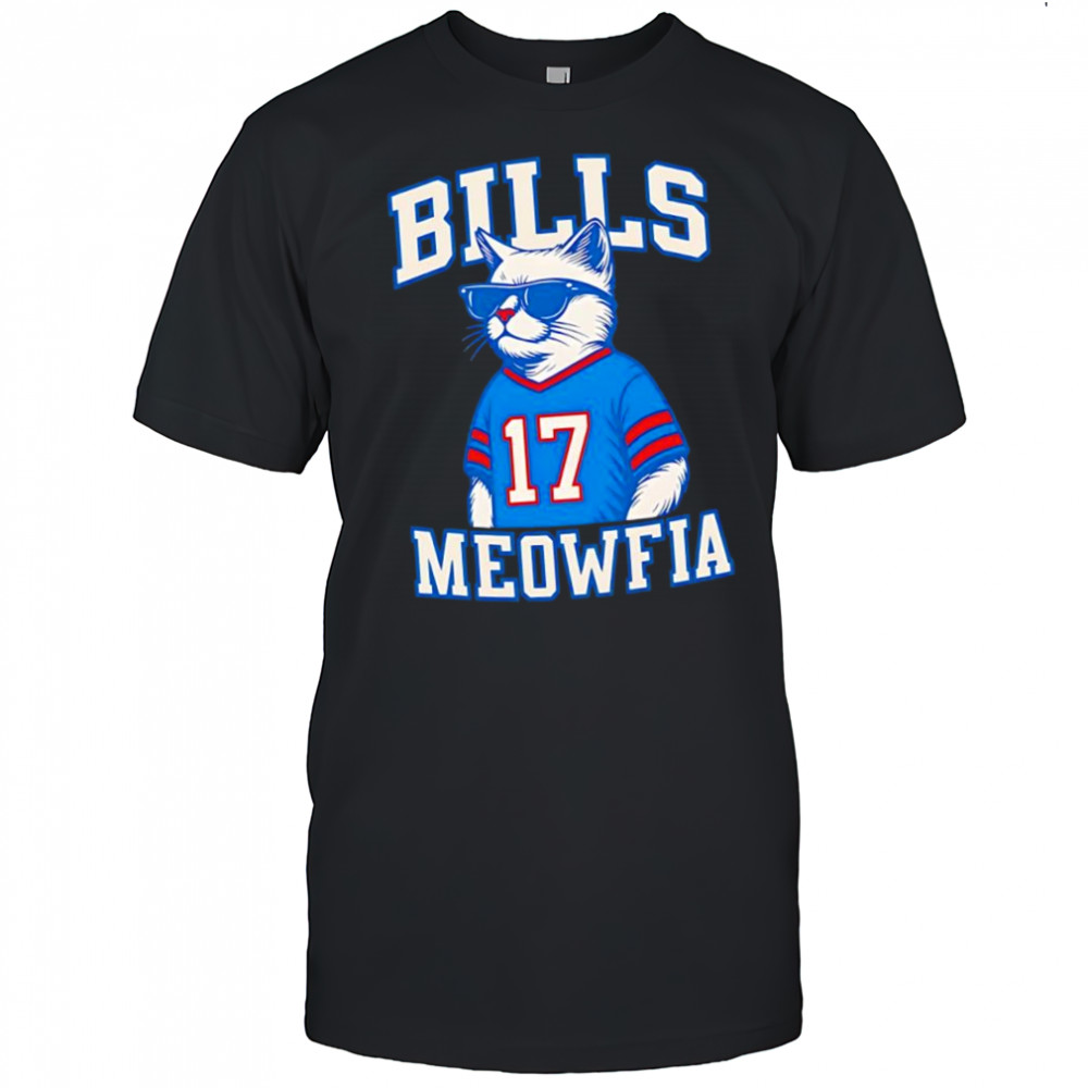 Cat Lovers Bills Meowfia Funny Football shirt