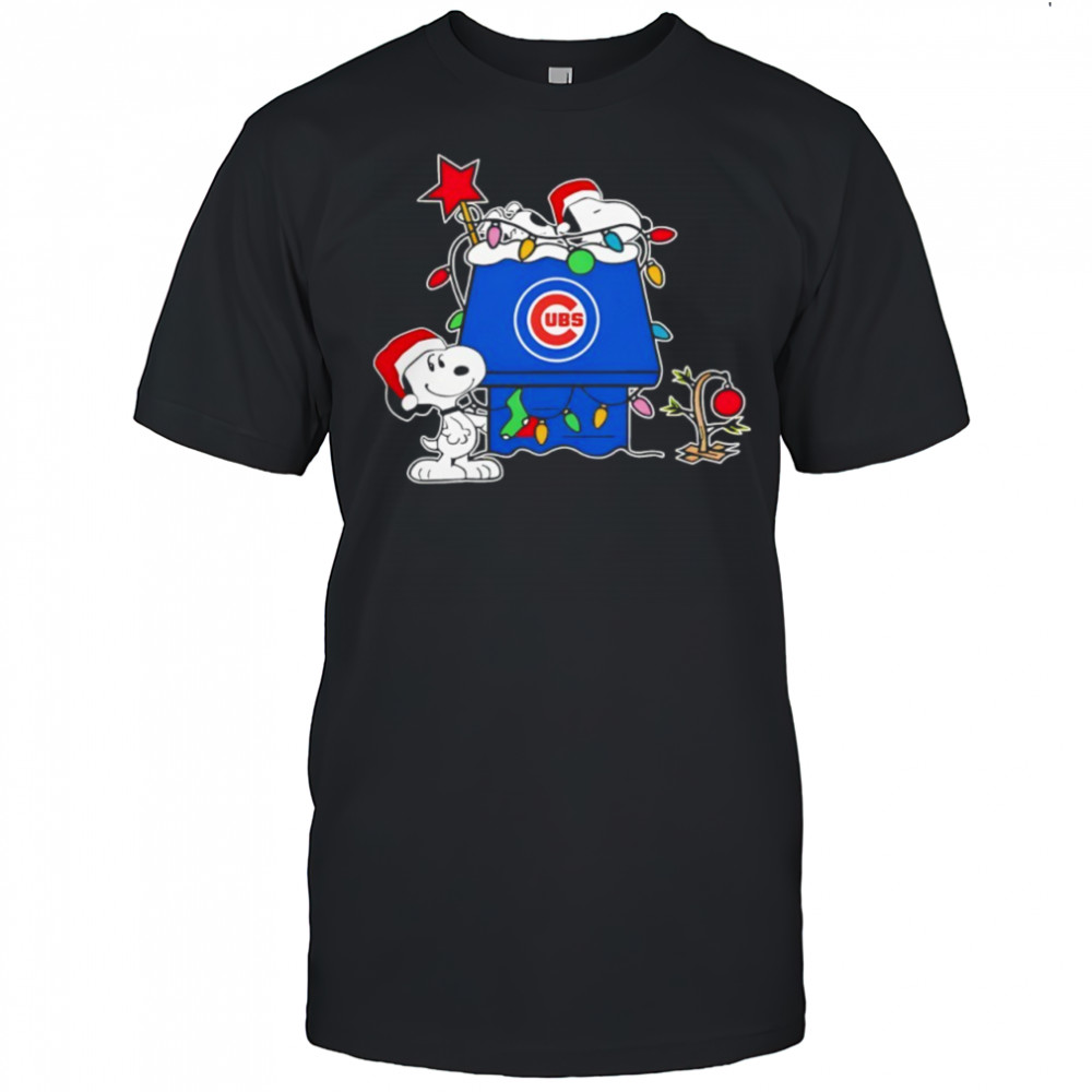Chicago Cubs Snoopy Christmas Holiday 2025 shirt