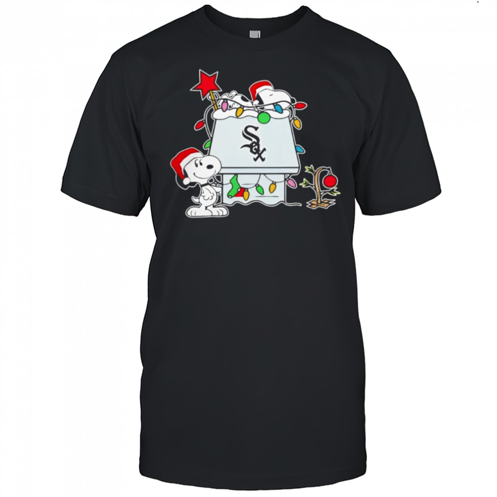 Chicago White Sox Christmas Snoopy Doghouse shirt