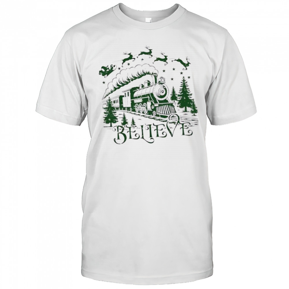 Christmas Believe Merry Christmas T-shirt