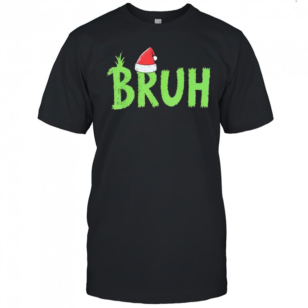 Christmas Bruh Santa Hat shirt