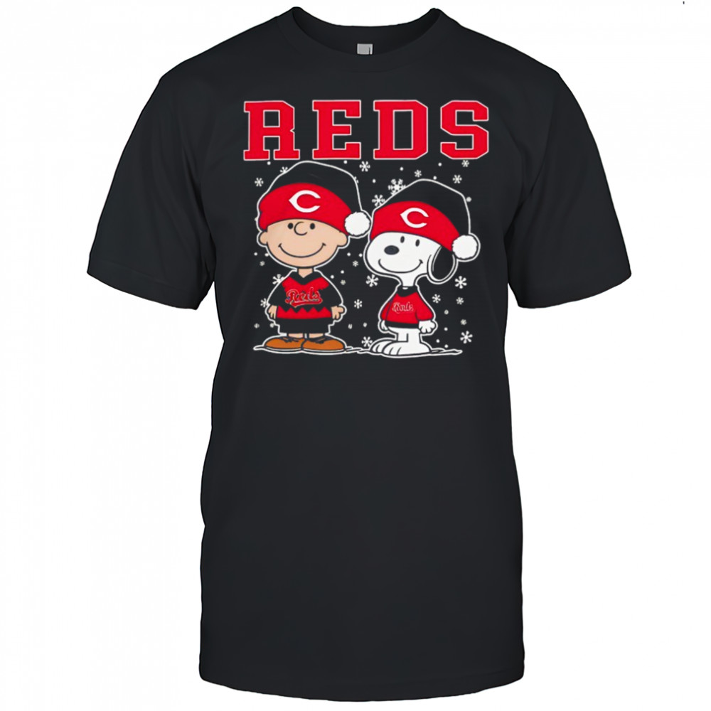 Cincinnati Reds Snoopy Charlie Brown Christmas Baseball shirt