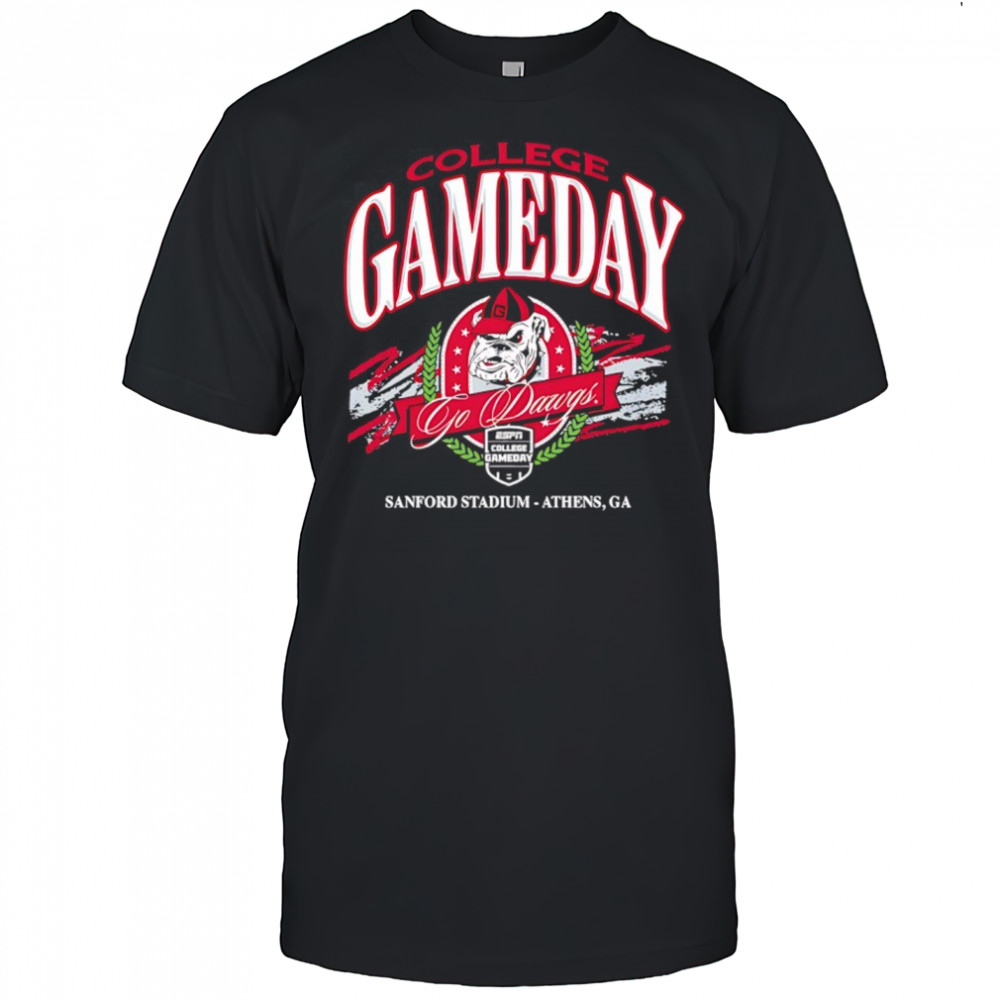 College GameDay Georgia Mascot University Sanford Stadium Athens GA shirt