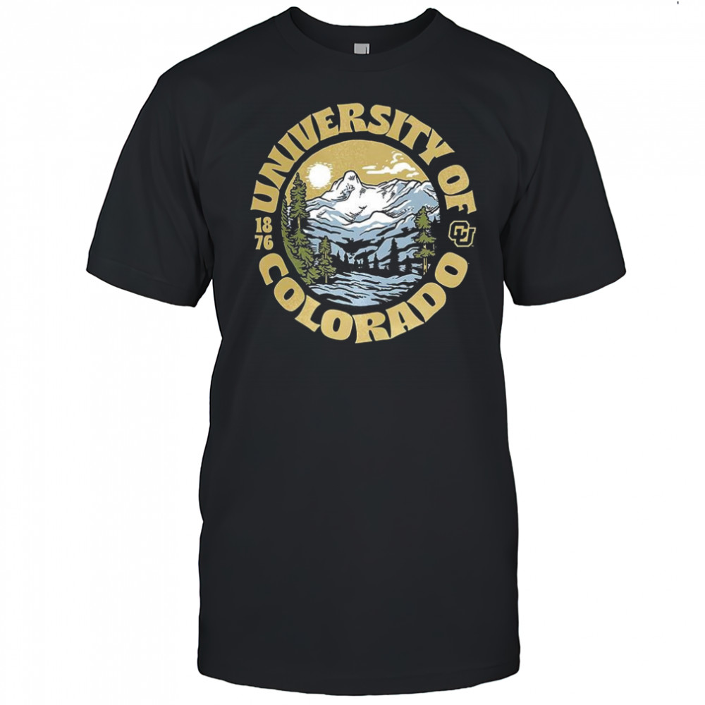 Colorado Buffaloes football the university of Colorado est 1876 landscape logo shirt