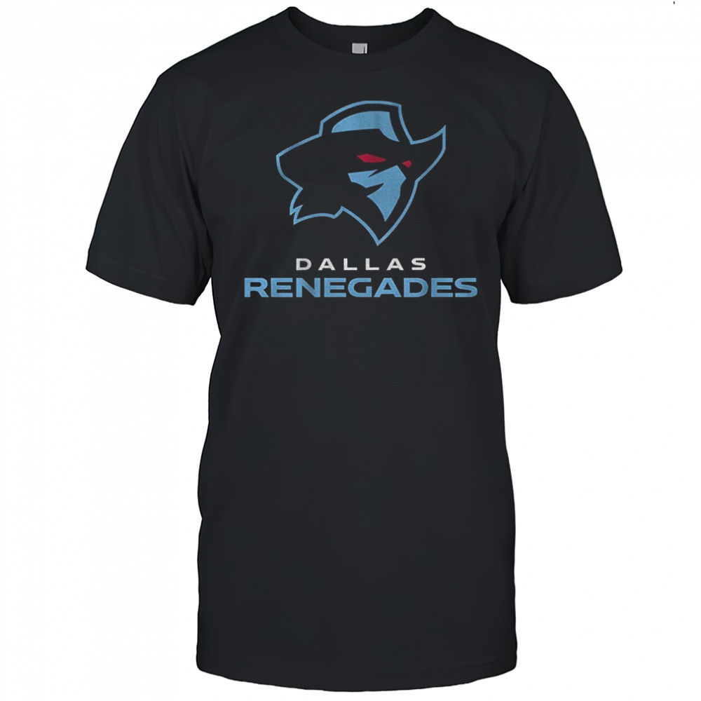 Dallas Renegades Lockup Logo 2025 shirt