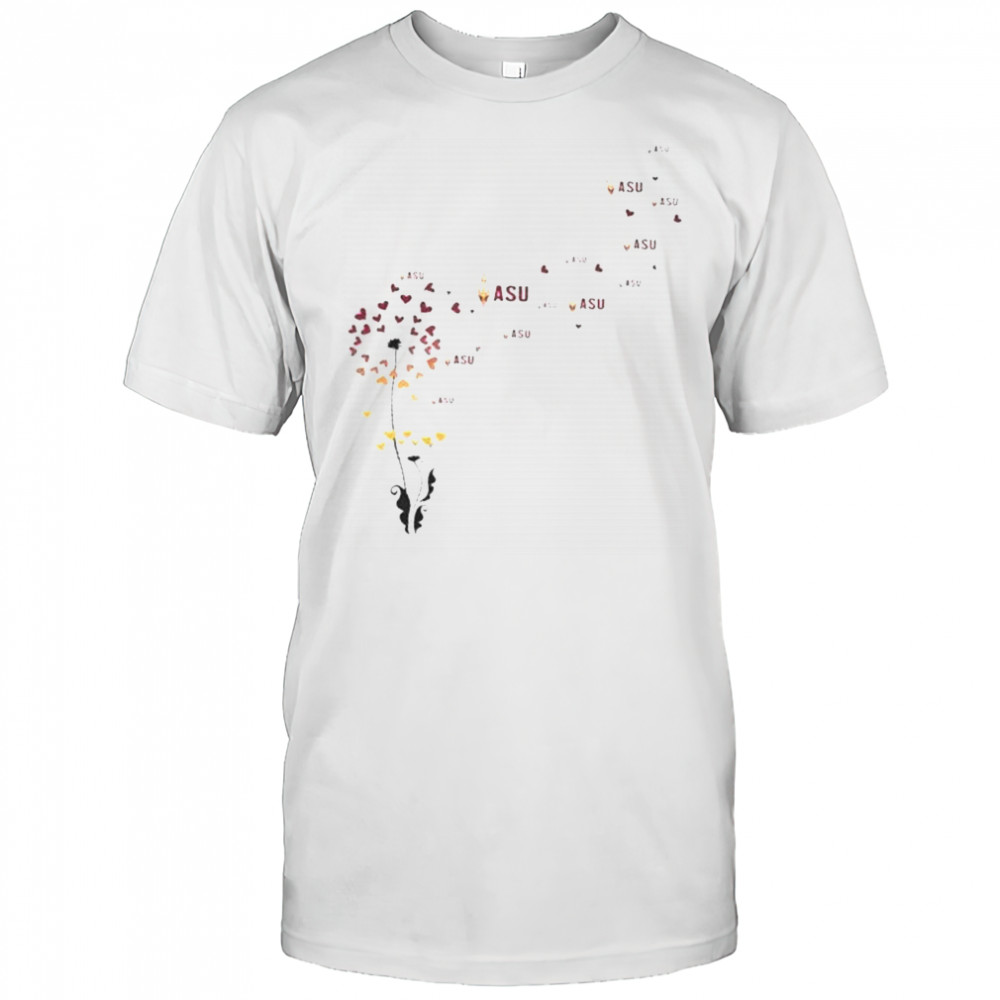 Dandelion Flower Arizona State Sun Devils Football Logo T-Shirt